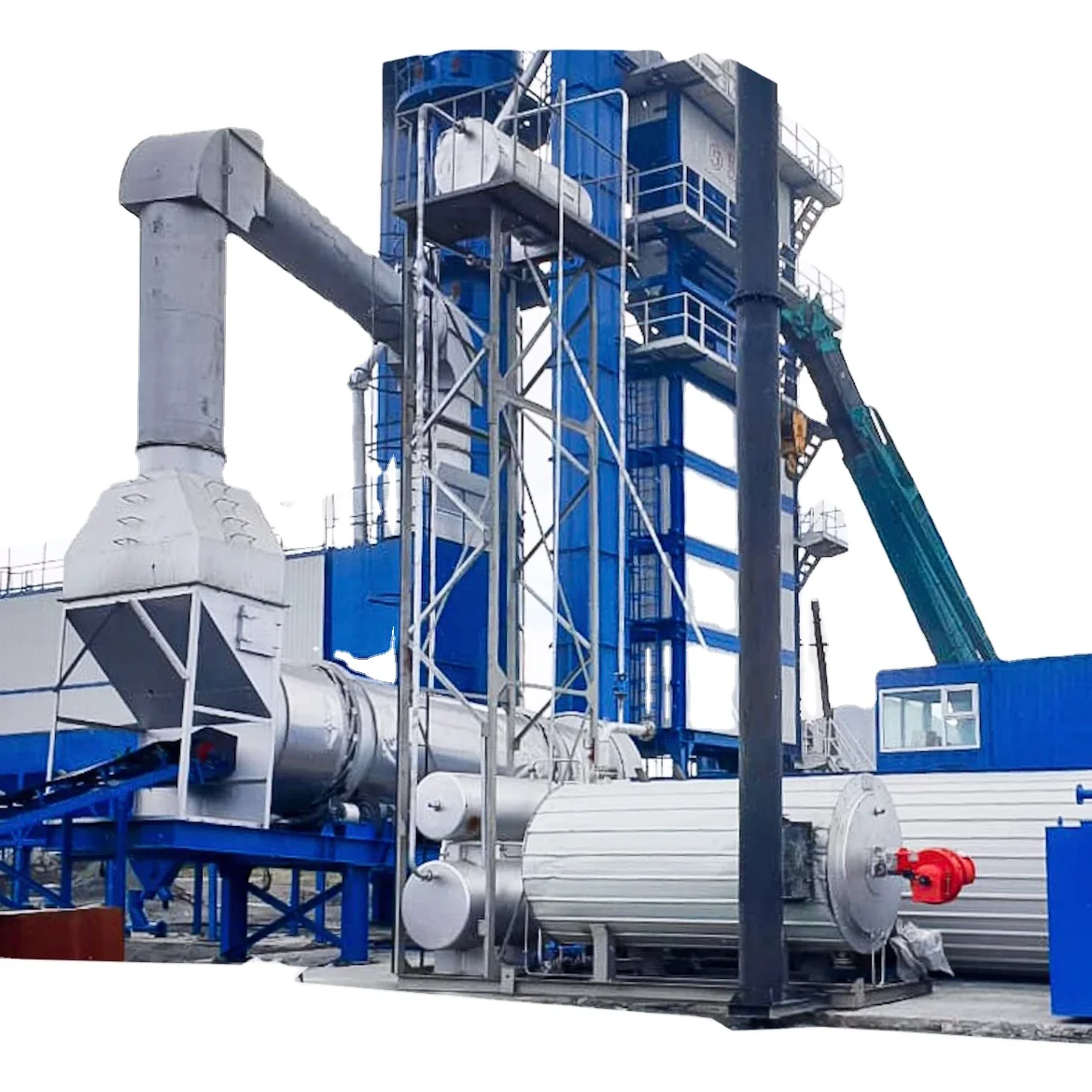 Asphalt mixing machine 120t/h asphalt concrete mixer with factory price