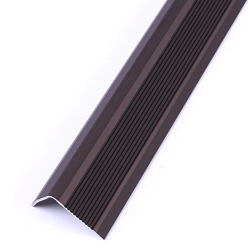 Foshan FSF Anti Skid Floor Stair Treads Vinyl Anti-slip L Shape Black Stair Nosing/nose/step Edge