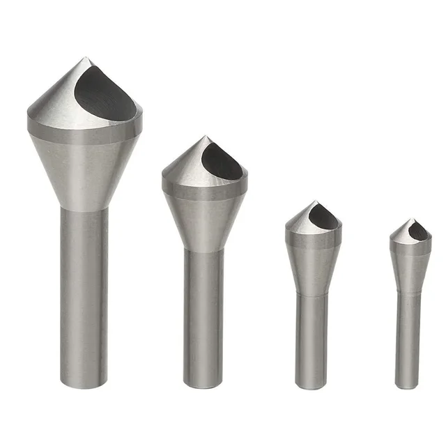 Titanium Coated Countersink Chamfer Tool Deburring Drill Taper Hole Cutter Steel/Aluminum Countersunk Head Chamfering Tools
