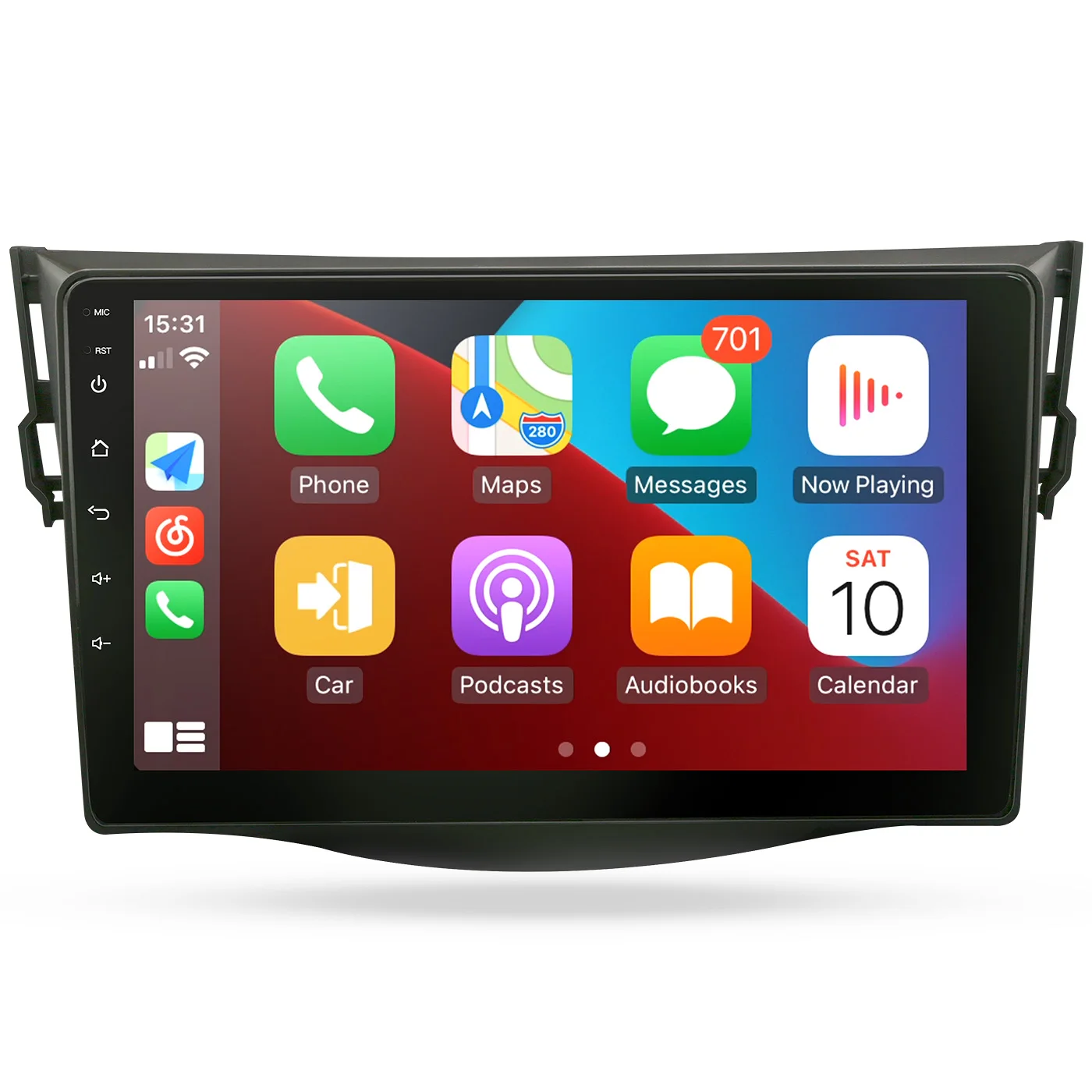  Автомобильный радиоприемник Android 10 0 QLED экран для Toyota RAV4 2006-2012 Авто стерео мультимедийная навигация видеоплеер GPS Carplay NO 2