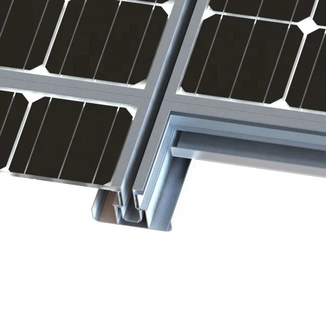BIPV Солнечный алюминиевый рельс монтажный для крыши или наземной системы