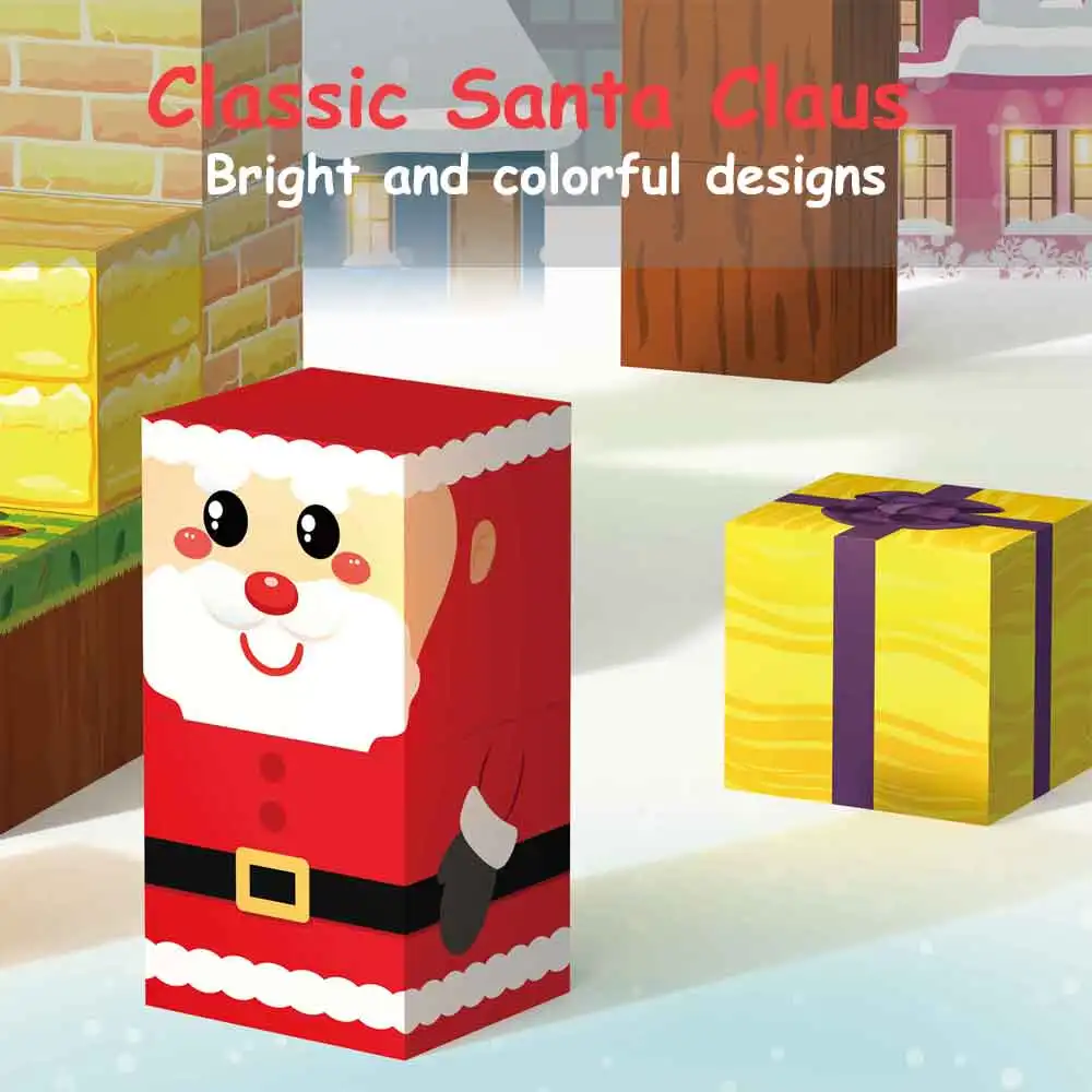 Christmas Gift My World Magnetic Square Puzzle Assembled Game Mini Block Magnetic Blocks Building Toys