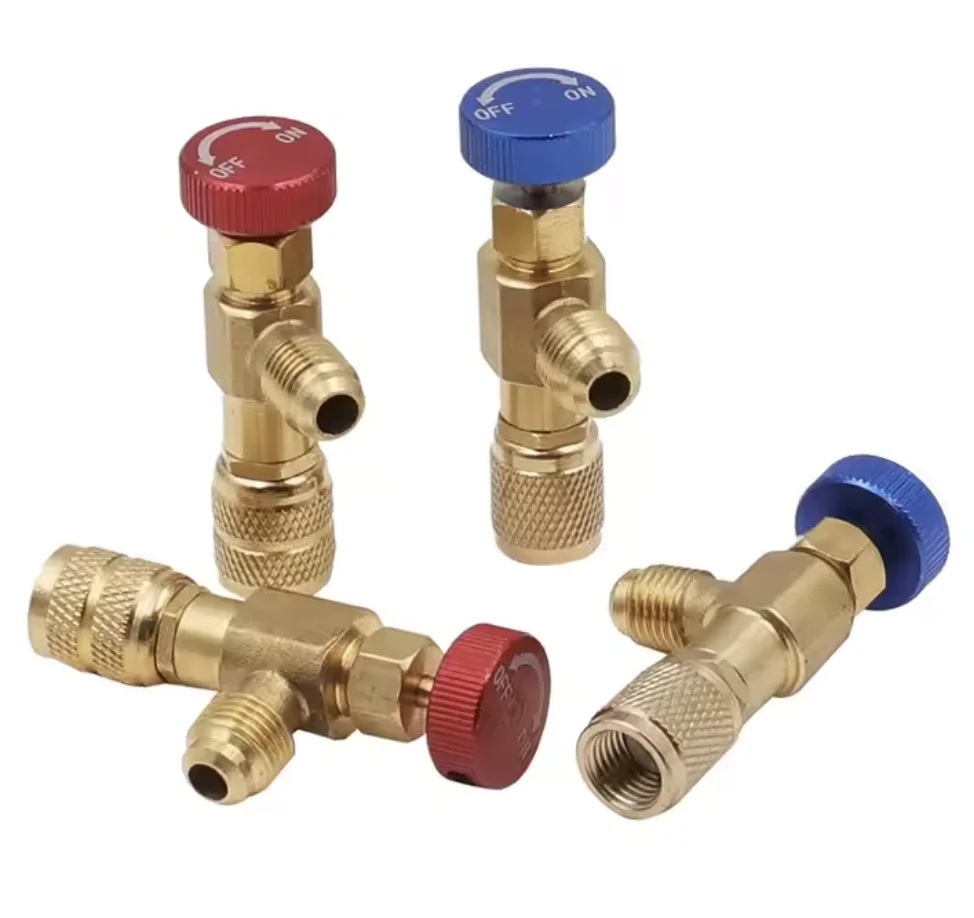 R22/R410 air conditioner fluorine antifreeze hand safety valve switch