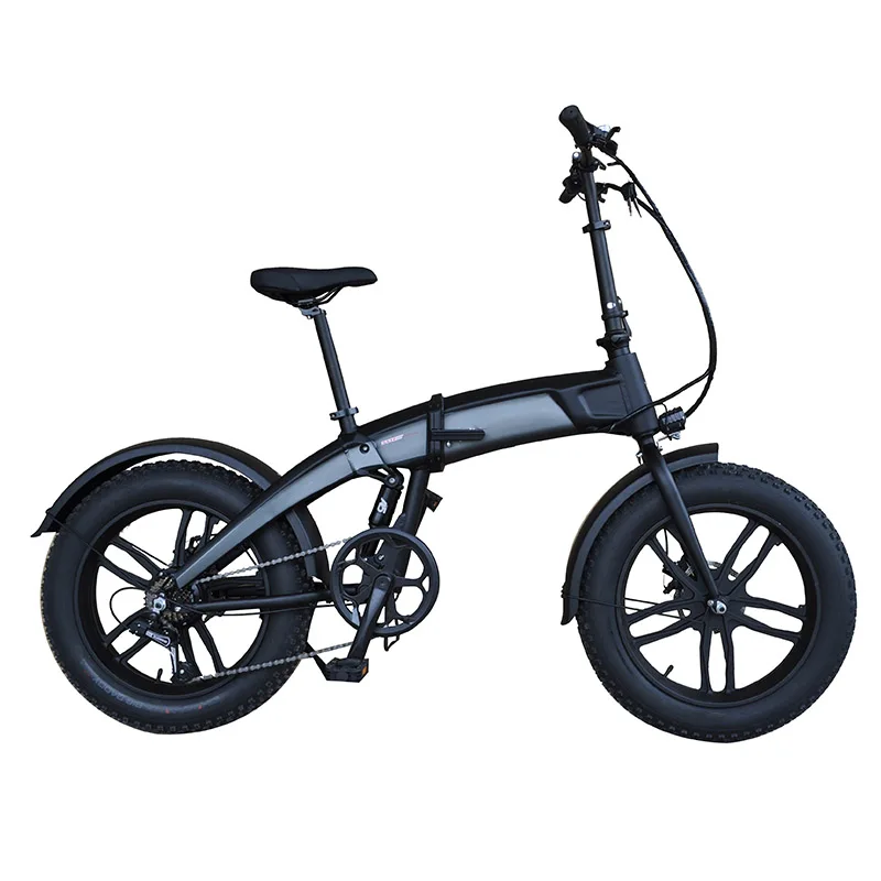 Новый 20 Дюймов 4,0 жира Байк, способный преодолевать Броды 48V 12.8Ah со скрытыми батареями складной электрический велосипед 48V 500W 750W складной электрический велосипед