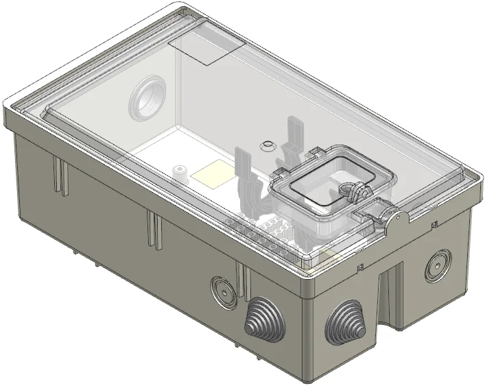 OVERSEA SINGLE PHASE METER BOX OF SINGLE METER POSITION