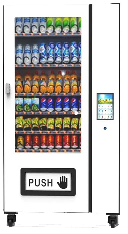 Custom Smart 24 Hours Self-service Automatic Vending Machine Milk Food Snack Drink Vending Machine With Ce Cb Iso9001