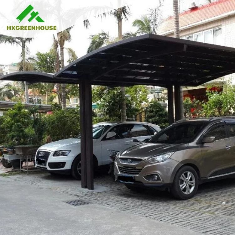 Portable Prefab Car Parking Shelter Garages, Canopies HX115 Modle Homely Aluminum & Carports Metal 6063 Aluminium New China 26mm