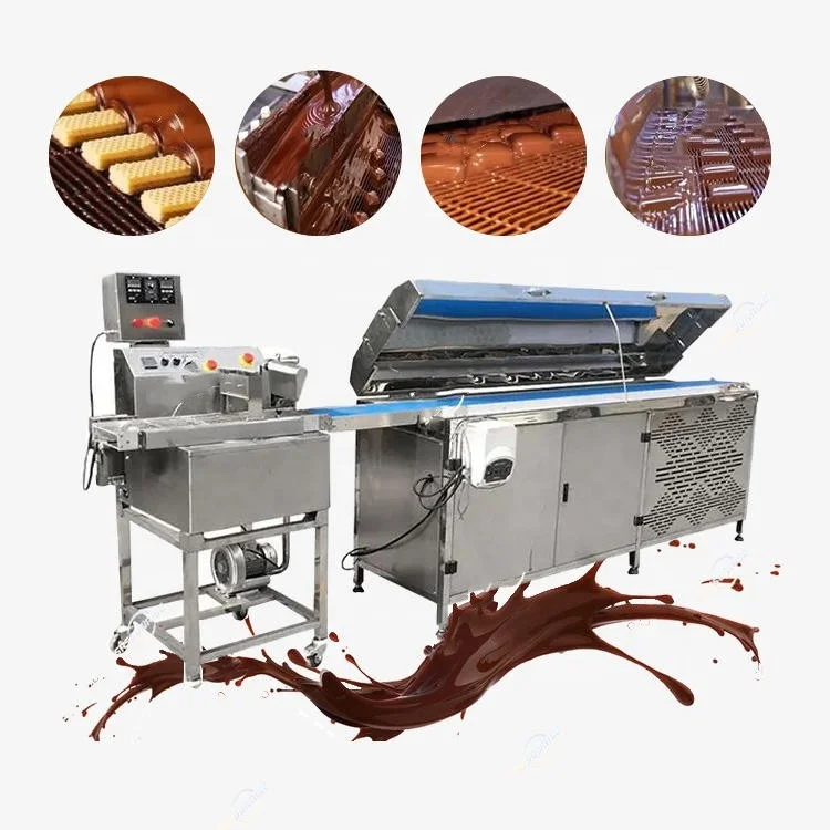 Chocolate drop chips making depositor machine /candy chocolate enrobing machine Chocolate coating machine