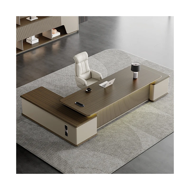 New Product Wholesale luxury wooden office desk office computer desk office table cheap With Professional Manufacturer