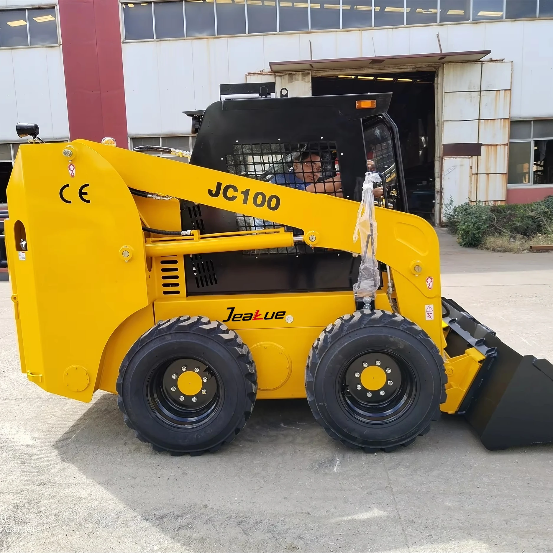 Loading1100kg   Wheels Skid Steer Loader  Construction Machinery Loader