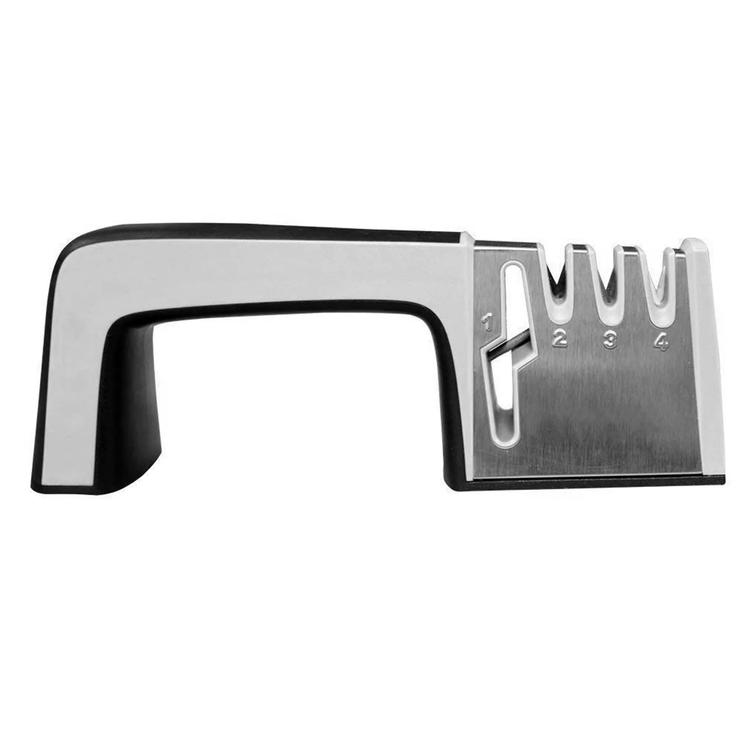 3-Stage Knife Sharpening Tool Blades Kitchen Chef Scissors Sharpener Straight Serrated Knife Sharpener