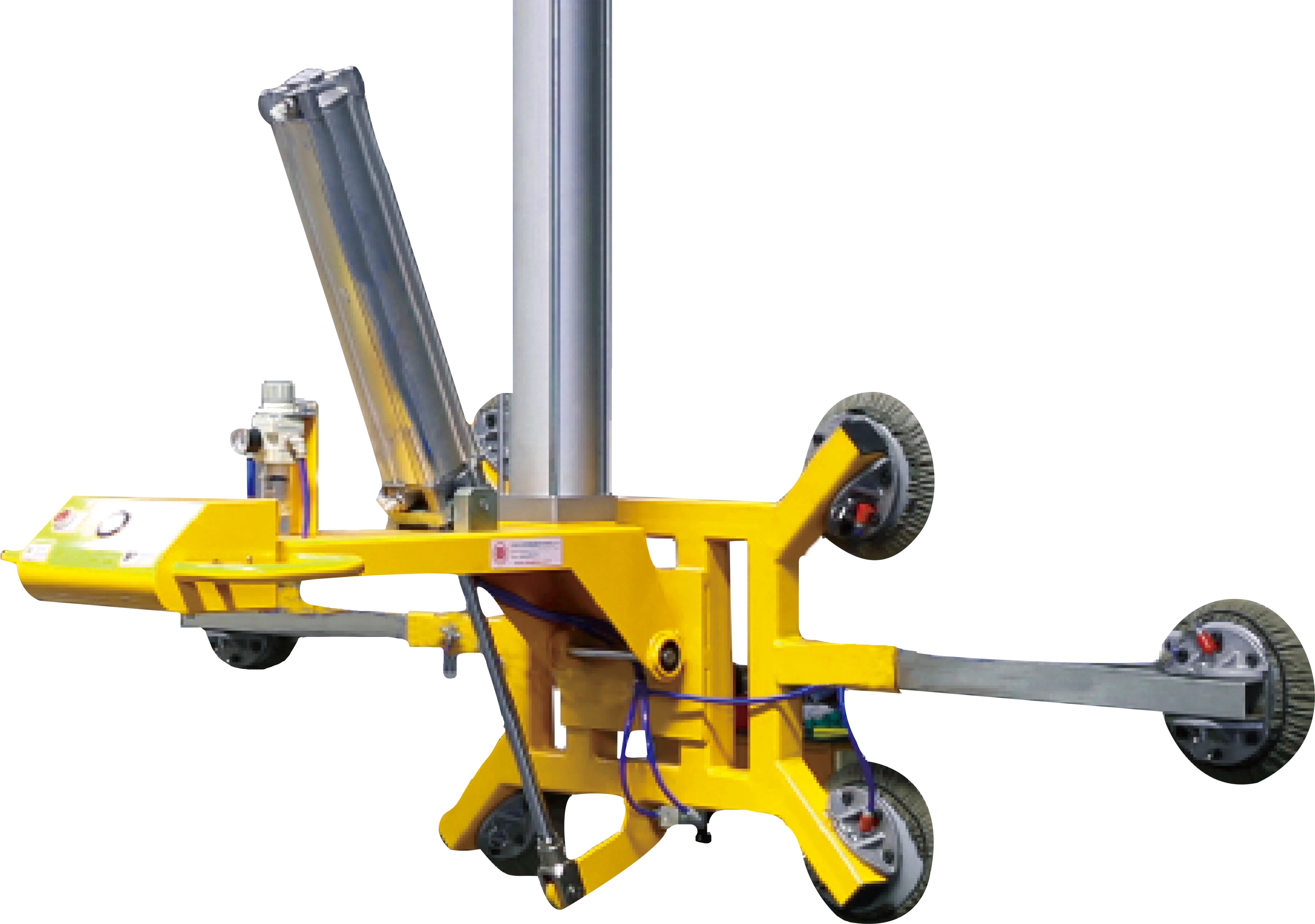 4 or 6 Cups Pneumatic Glass Lifter Sucker with Tilt and Rotate Function, for Big Glass Lifting and Processing