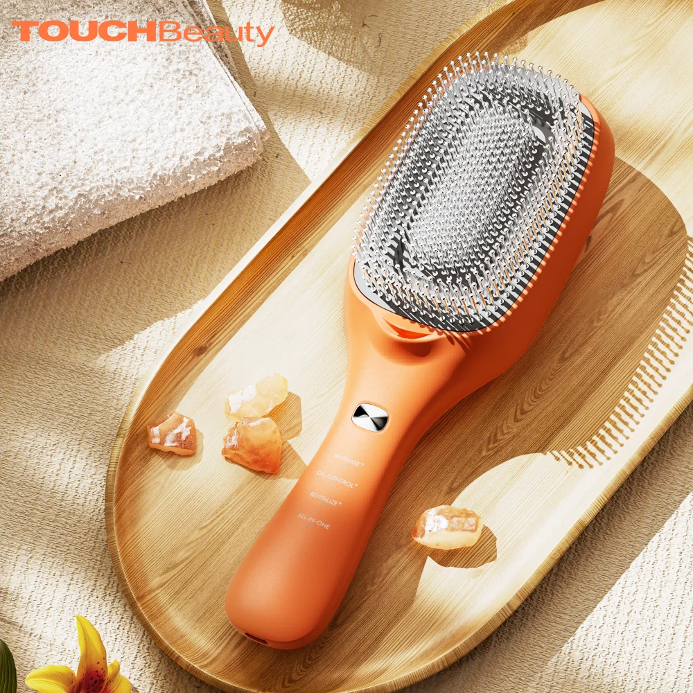 TOUCHBeauty Factory VITA TB-2343 3 in 1 phototherapy comb electrical handheld spa scalp massage brush with red light for hair