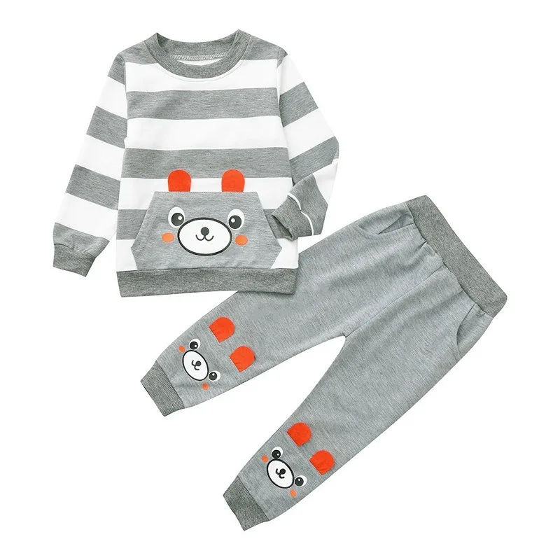 Осенне-зимний комплект детской укороченной толстовки с длинным рукавом 2 шт. комплекты одежды для бега для мальчиков комплект детской одежды с принтом