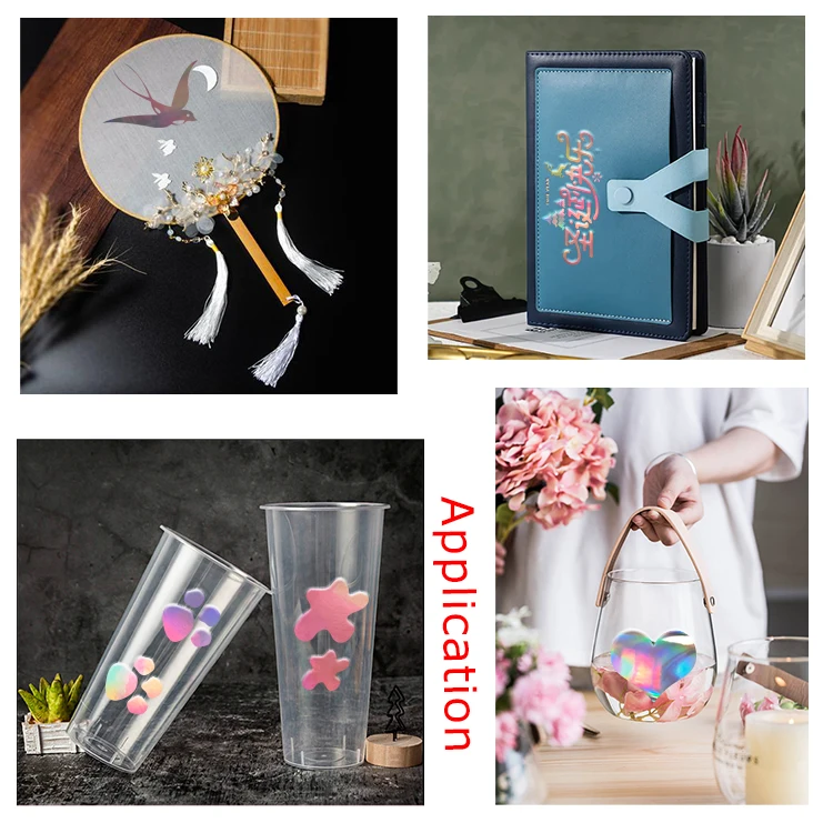 High Quality Holographic Sign Making Craft self.adhesive vinyl  For DIY Decorations Sticker