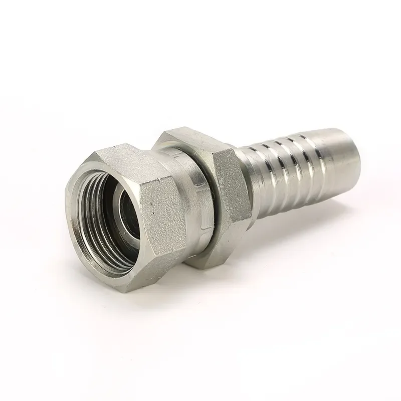 High Quality BSPP English Pipe Thread 60 Degree Taper Seal External Double Hexagonal Hydraulic Hose Coupling 22612D