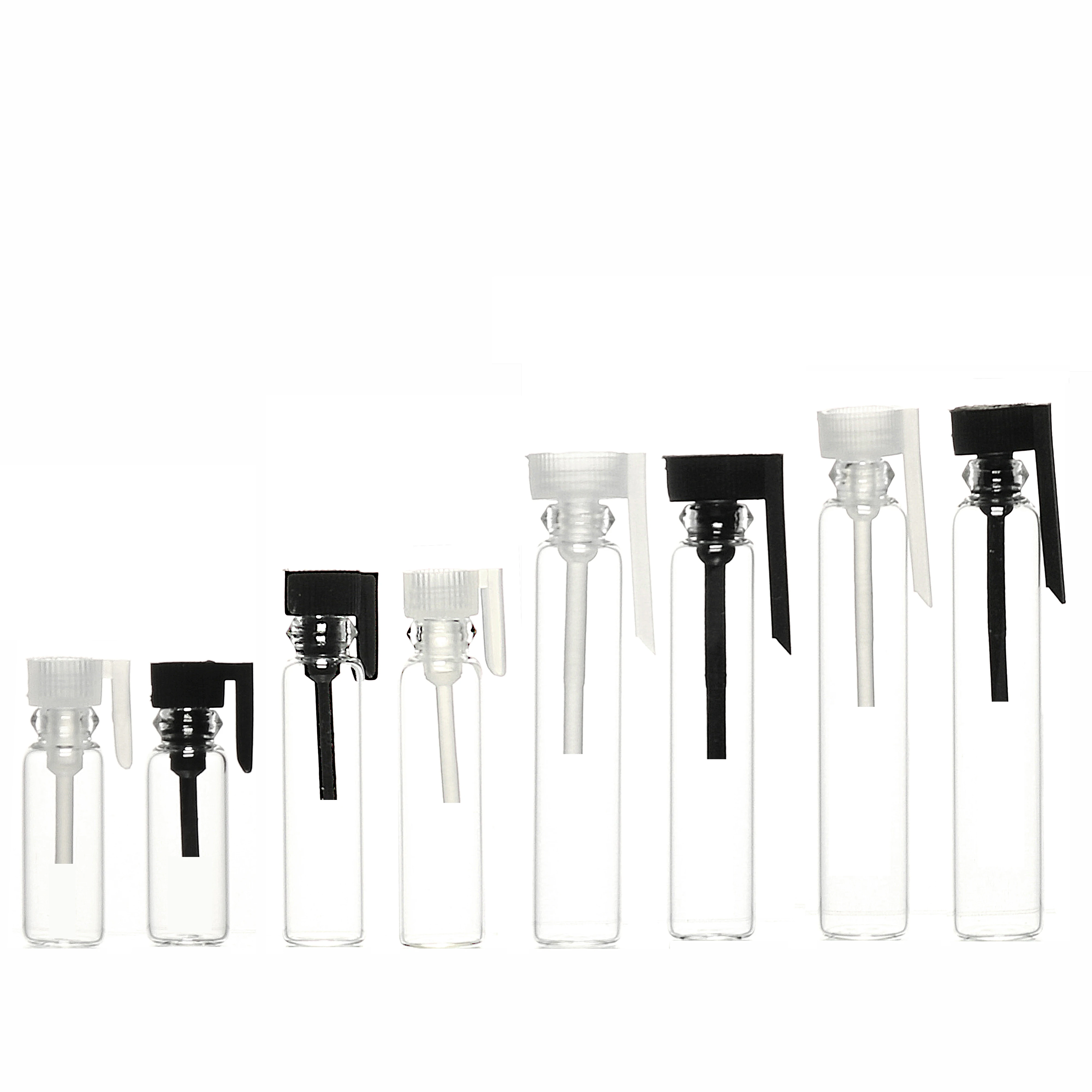 0.5ML 1ML 2ML 3ML Empty Sample Size Cosmetic Container Vial Tester Transparent Mini Glass Perfume Bottle For Sample