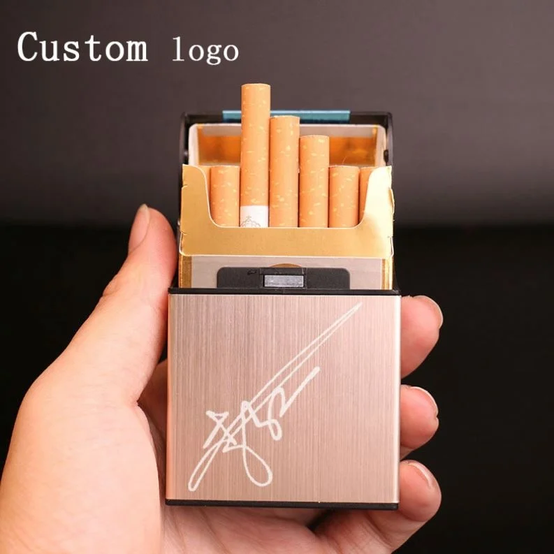 
One-Hand Operate Cigarette Case Regular or King Size 18-20 Capacity Cigarette Storage Box 