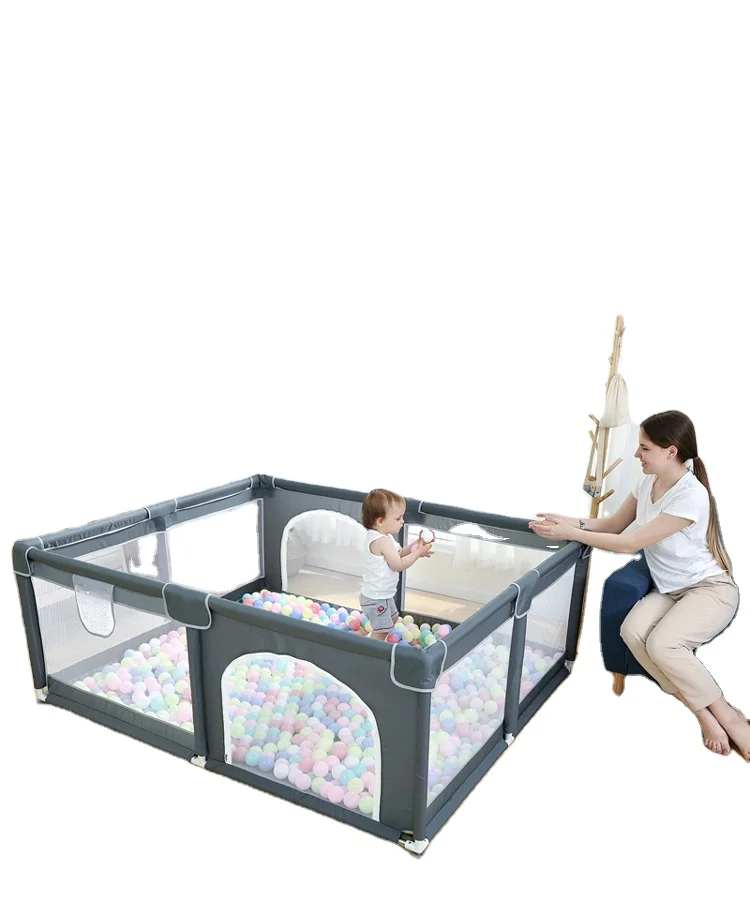 Wholesale Modern Large Size 2m Portable Foldable Baby Playpen Safe for Home Living Room Kitchen Dining Bedroom Outdoor Use