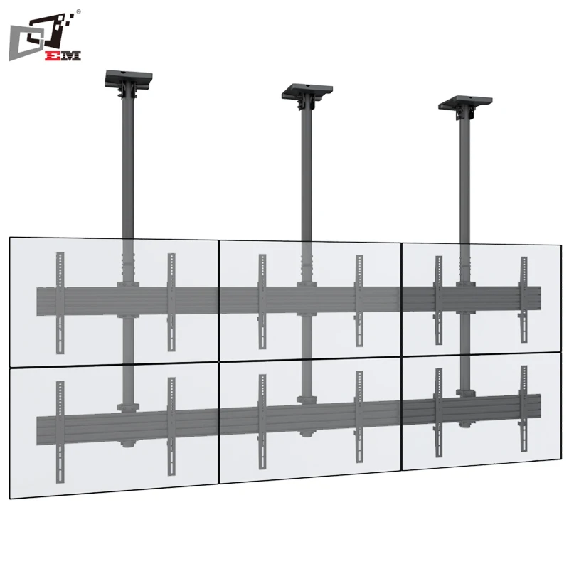 Modular Design TV Ceiling Bracket For multiple Screens