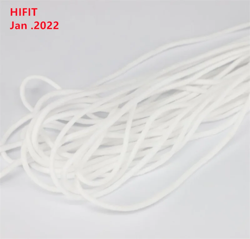2022 Manufacturer Wholesale Elastic N95 Earloop Round Wire Stretchable Band Strap