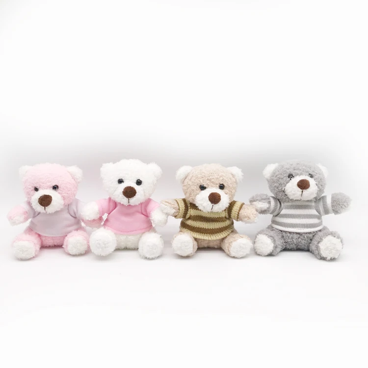 sweaters cute plush bear doll stuffed bear cuddle doll mini teddy bear