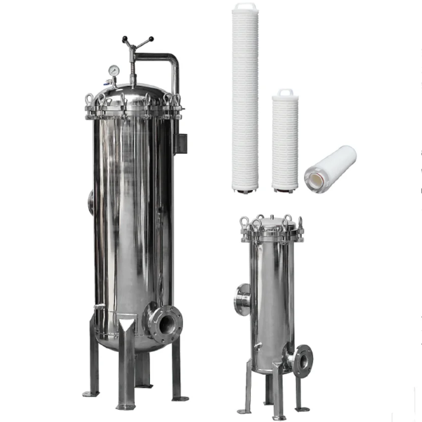 high dimensional accuracy stainless steel 316 cartridge filter housing for pre filtration of reverse osmosis water
