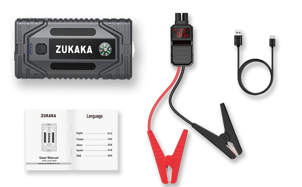 portable car battery charger jump starter heavy duty car jump starter kit