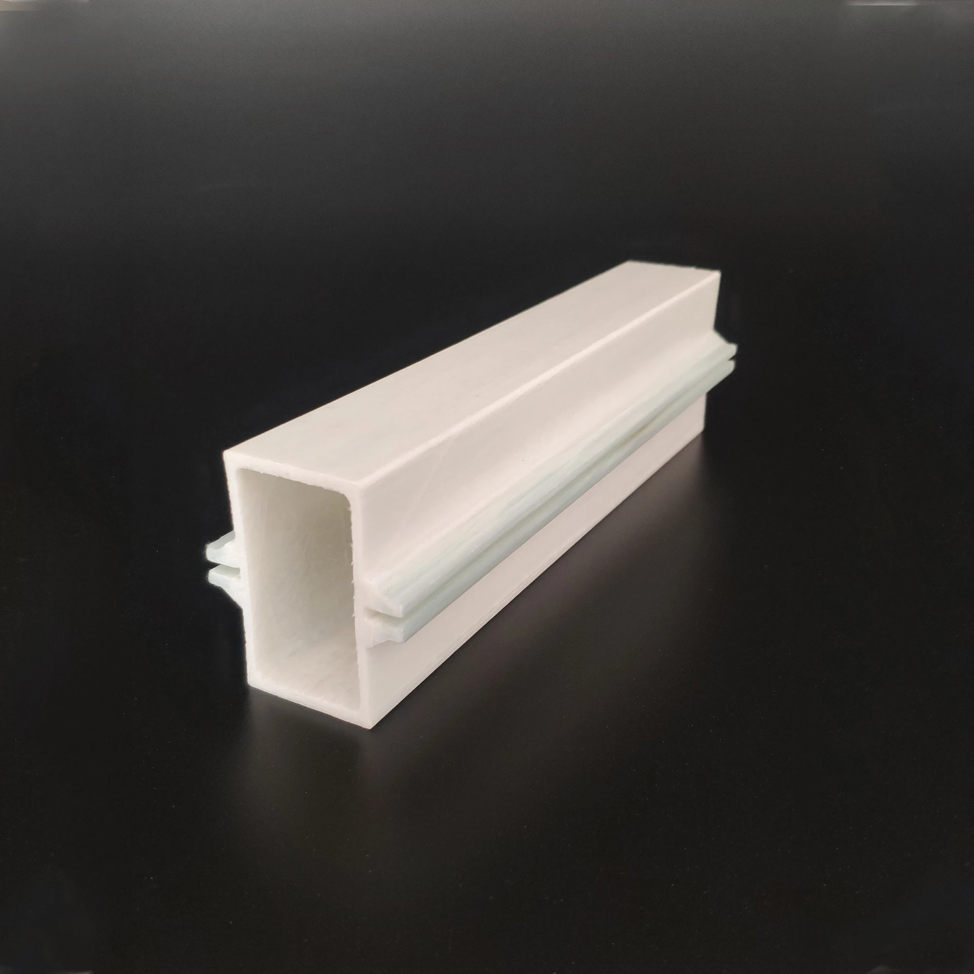 Fiberglass composite shutter window profiles