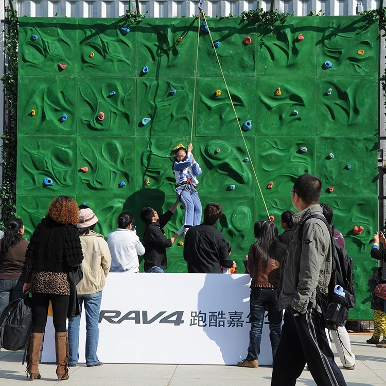 Portable Fiberglass and PVC Mobile Climbing Wall for Kindergarten Sports Park Public & Amusement Park Use for Children
