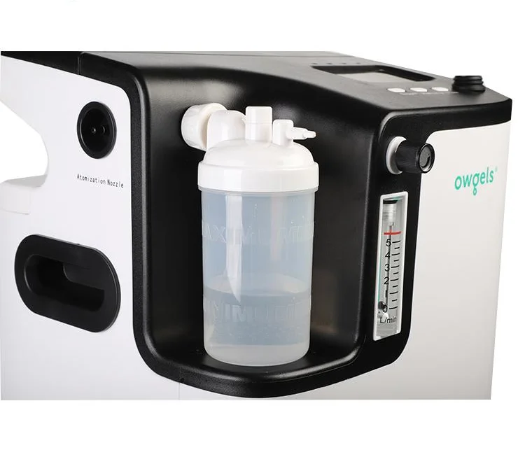 Owgels Medical 5L/M Purity 96% Electric Oxygen Generator with wheel Germany Technology Compressor ISO CE