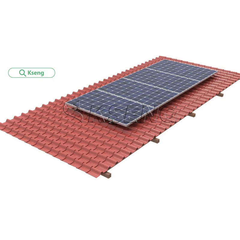 Kseng Aluminum Solar Roof Mounting Bracket Framed PV Modules Rooftop Installation System for Solar Panels