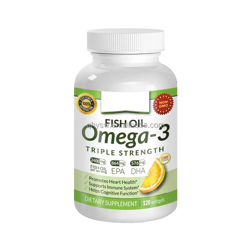 OEM ODM Cod Fish Oil Eye Booster Omega 3 DHA Softgels Support Brain Eye Health Brain Fish Oil Supplements