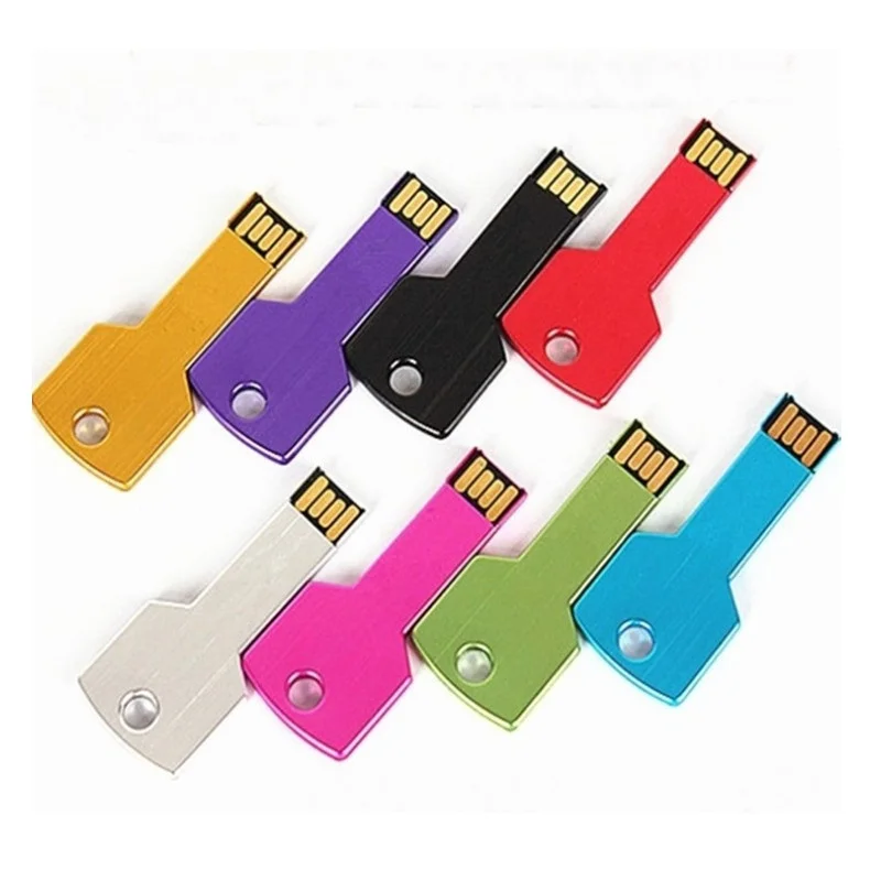 Promotional Business Gifts A- Class Full Real Capacity Key Shape 64MB-128GB USB 3.0 & 2.0 Flash Drive Wholesale