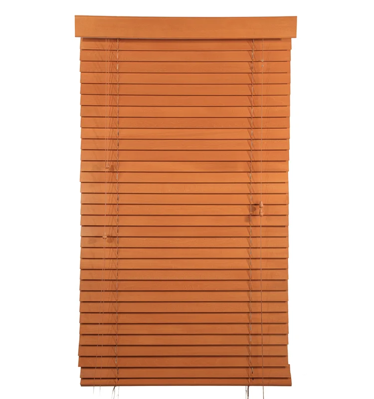 Hot sales China Factory  Basswood Venetian Blinds & Manual System ladder string Venetian blind supplier