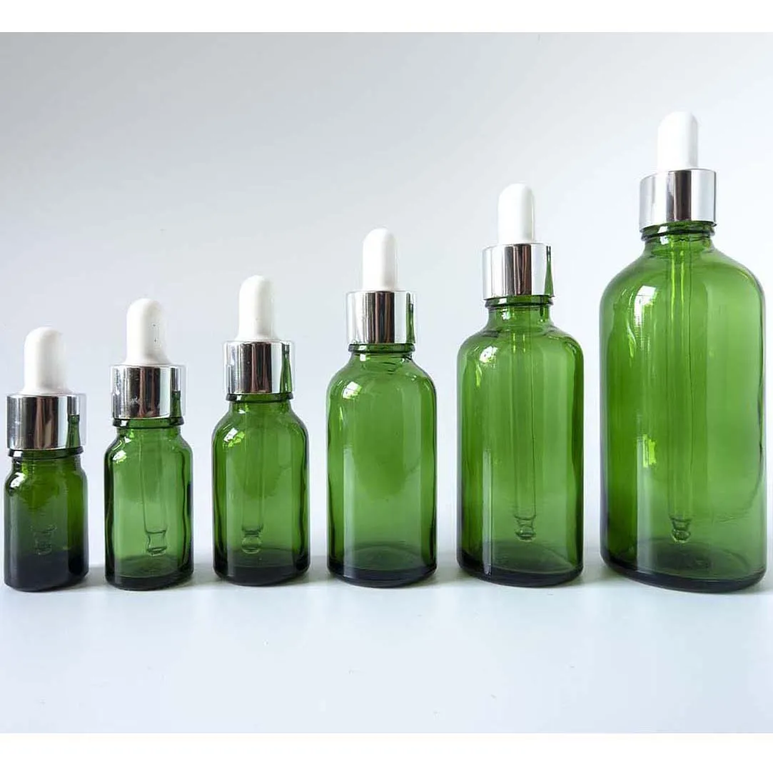 1oz 5ml 30ml 50ml 70ml Luxury Colorful Red Blue Yellow Amber Pink Frosted Glass Serum Dropper Bottle