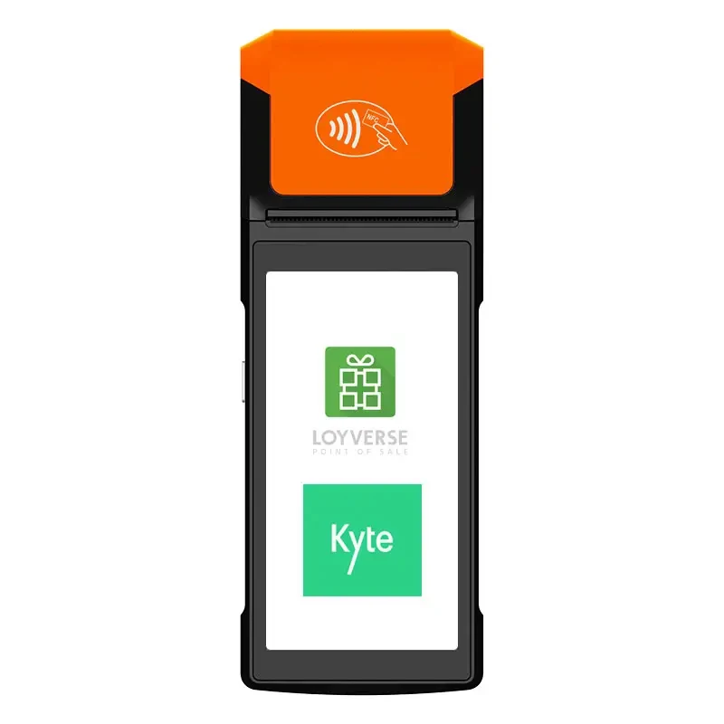 4G Android беспроводной POS 5 дюймов сенсорный экран Pos 14 портативная система с NFC 2D сканер штрих-кода