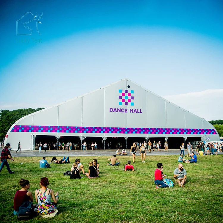 Heavy Duty Industrial Big Storage Tent Temporary Workshop Tent Fireproof  PVC Aluminium Warehouse Tent