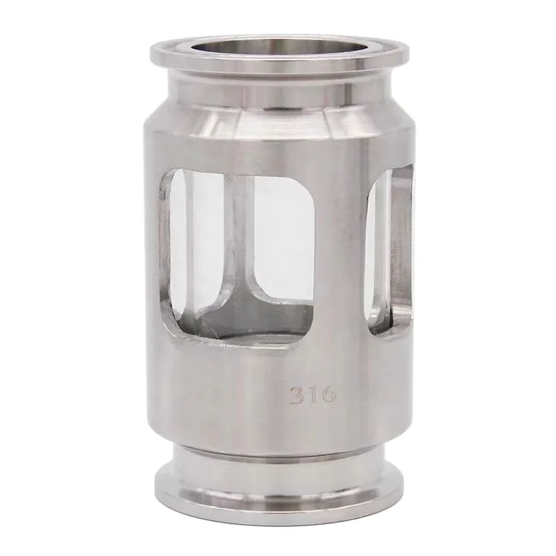 11/2inch  tri clamped aseptic sight glass sanitary sight glass straight sight glass 316L Stainless steel