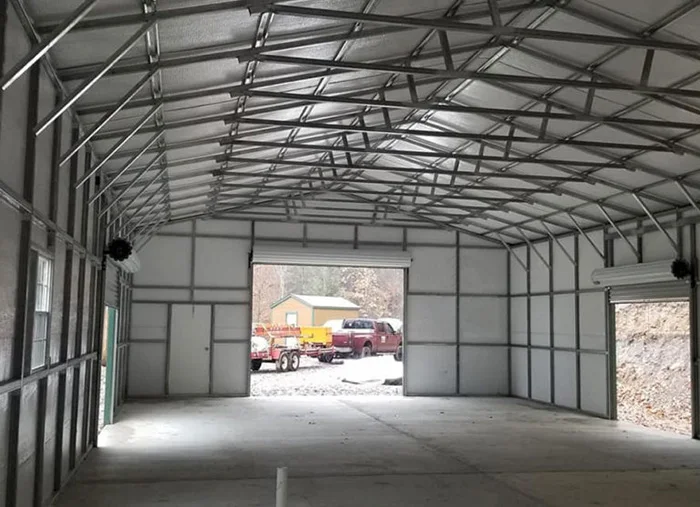 cheap easy assemble 3 car prefab steel garage/storage house/shed for sale