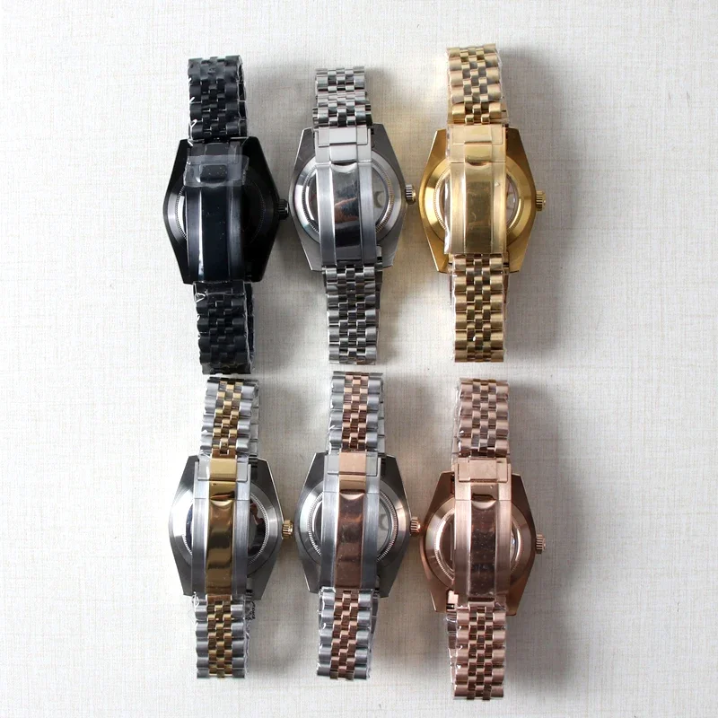 36mm/39mm Watch Case NH35 Watch Accessories Stainless Steel For NH35 NH36 NH38 Movement 28.5mm Dial Bracelet