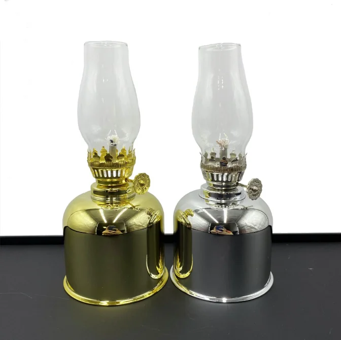 Retro swinging kerosene lamp LED lantern holiday lamp bedside lamp night light with battery led swimming candle