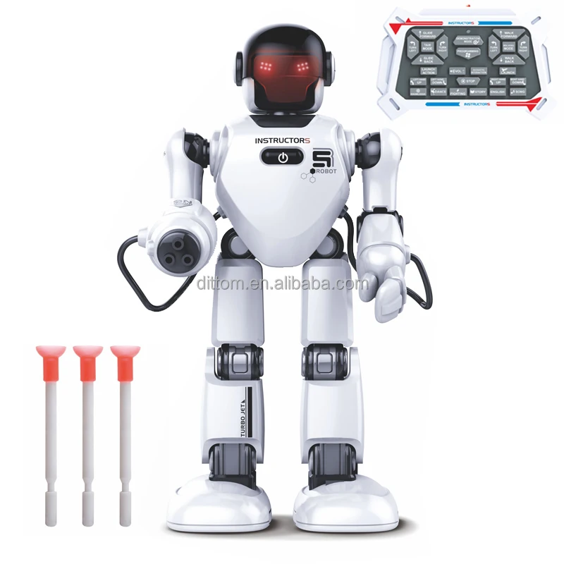 Sound Control Intellect Shooting Technology Drillmaster Robot 2.4G Rc Programming Mechanical Robot Toys