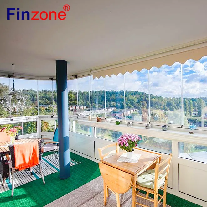 Frameless balcony glazing Finzone09