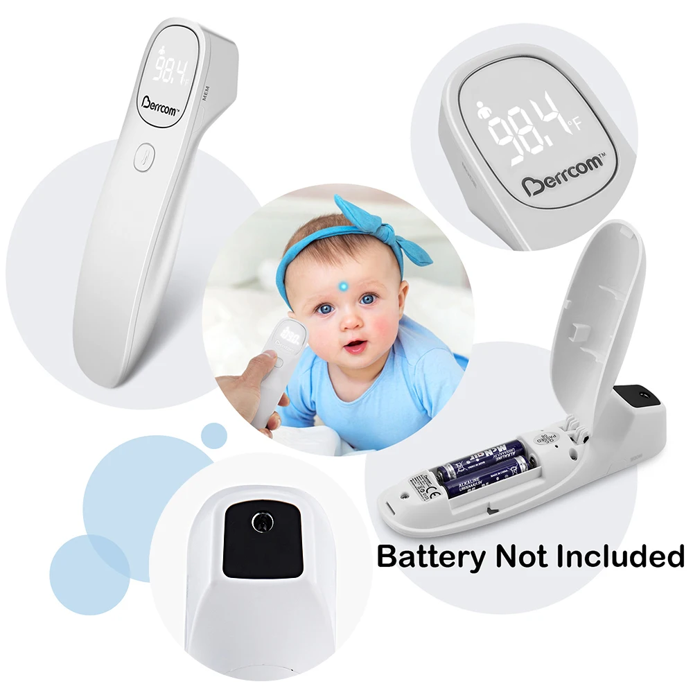 CE Clinical Forehead Infrared Baby Non Contact Digital Thermometer