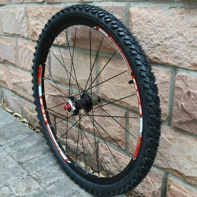 26 inch Black Bicycle Tires Adult Tubeless Tires Bicycle Tire Parts