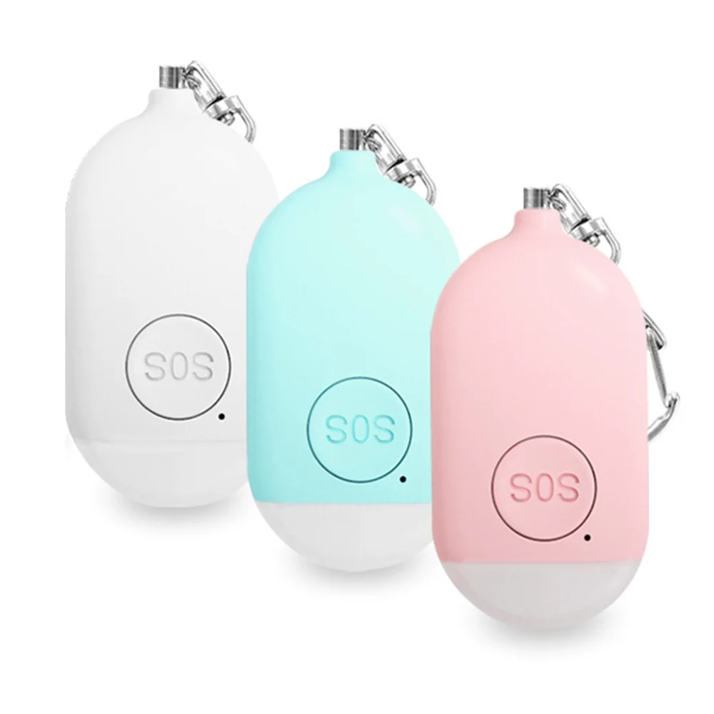 Self Defense Alarm For Girl Women Security Protect Alert Personal Safety Scream Loud Keychain Emergency Charging Alarms