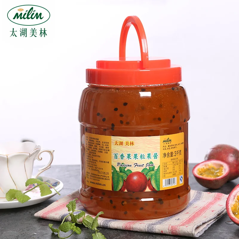 
Concentrated Passion Fruit juice Passion Fruit jam direct sale of milk tea raw material factory in Taiwan, China 