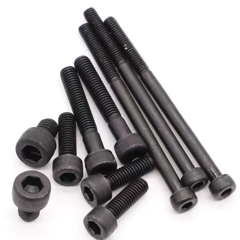 Black color 12.9 Grade inner hexagon cylinder head bolt