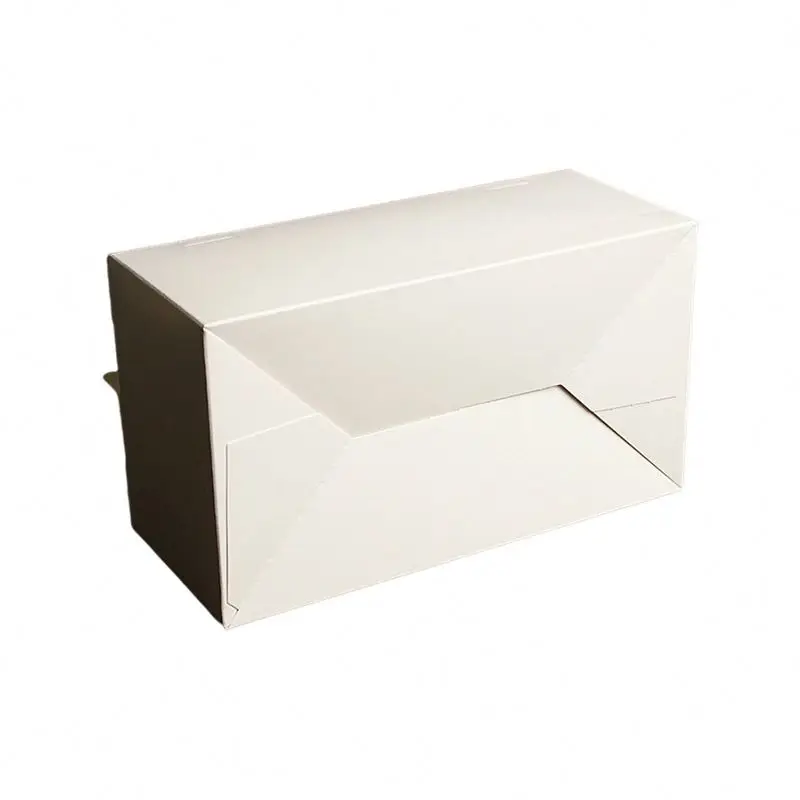 Прозрачная картонная коробка для торта, 3 шт., маленькая пластиковая для тортов, упаковка из индийской бумаги 11x11x4 с окном «Водопад»